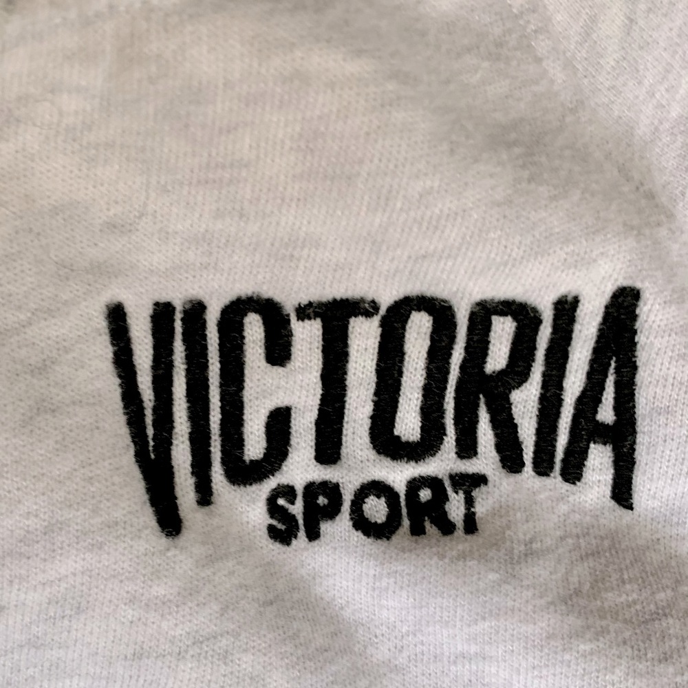 Victoria Sport short sleeve sweatshirt.